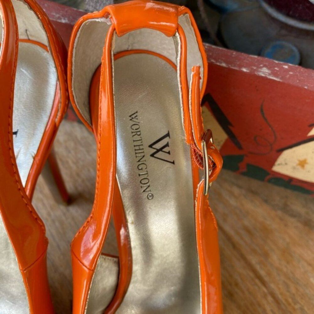 Worthington Kairo Patent Peep-Toe Pumps - Picture 11 of 12